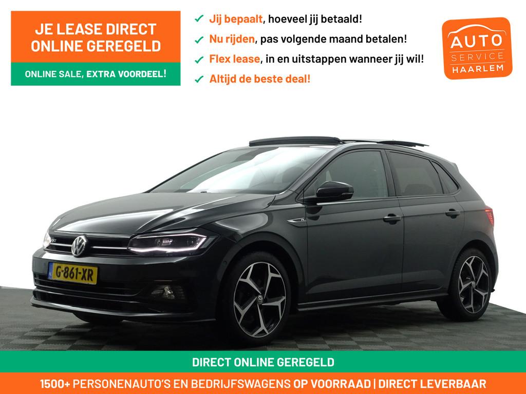 Volkswagen Polo 1.0 TSI R Line+ Panoramadak, Xenon Led, Dyna, Auto's, Voorwielaandrijving, Gebruikt, 580 kg, Met garantie (alle)