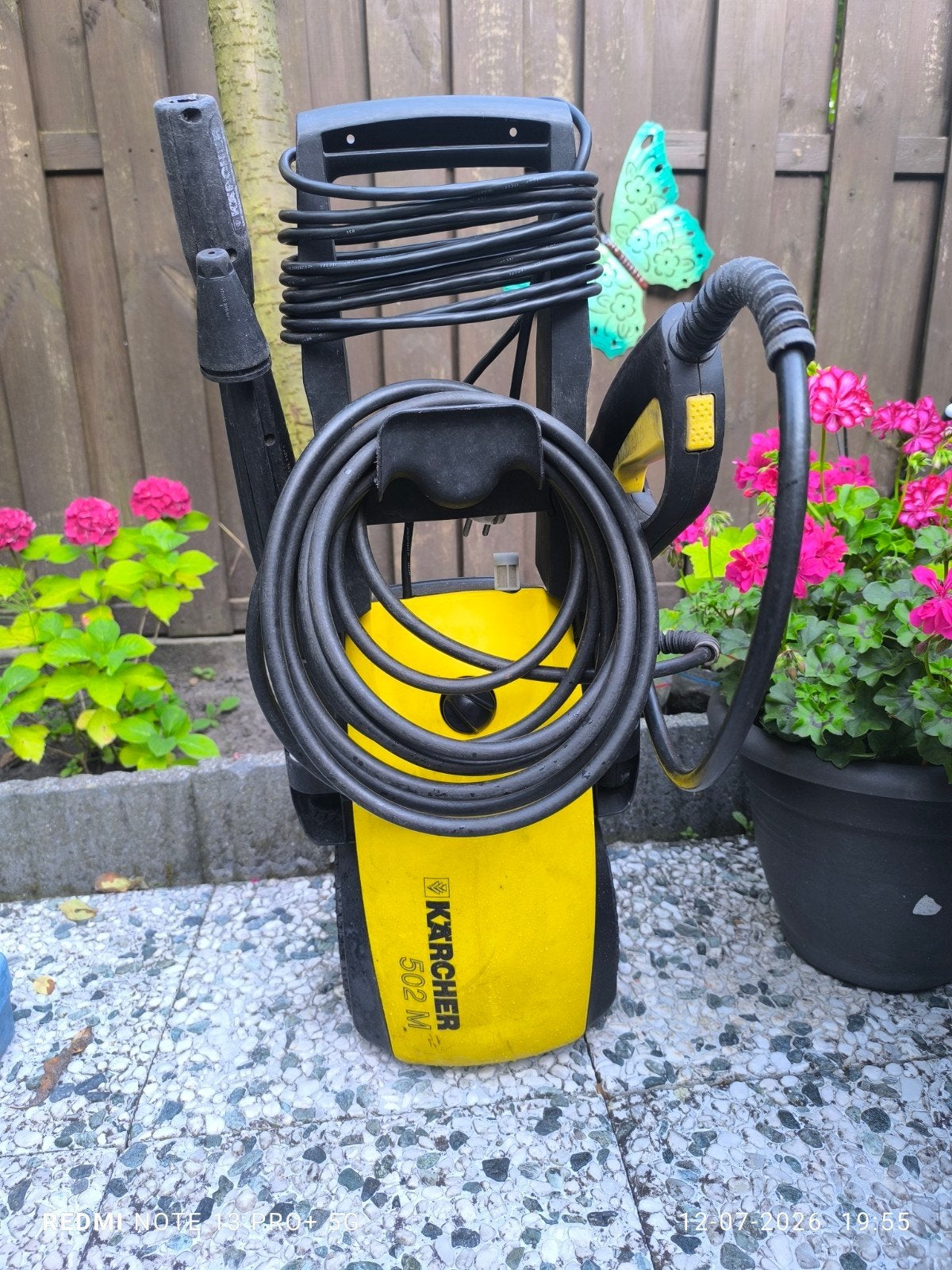 Karcher hogedrukreiniger k502 super goed staat, Ophalen of Verzenden, Karcher, Elektrisch, Met regelbare waterdruk