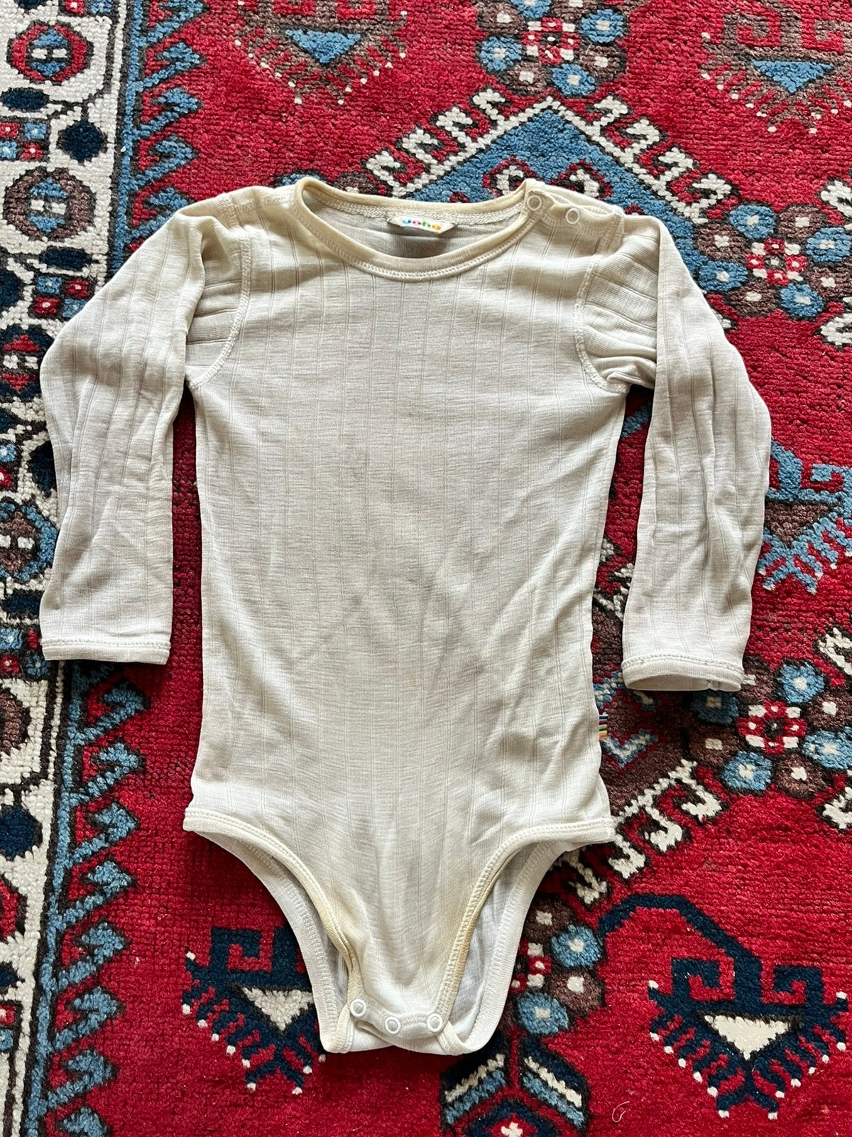 Romper lange mouwen wol/zijde Joha 98/104, Kinderen en Baby's, Ophalen of Verzenden, Gebruikt, Jongen of Meisje, Nacht- of Onderkleding