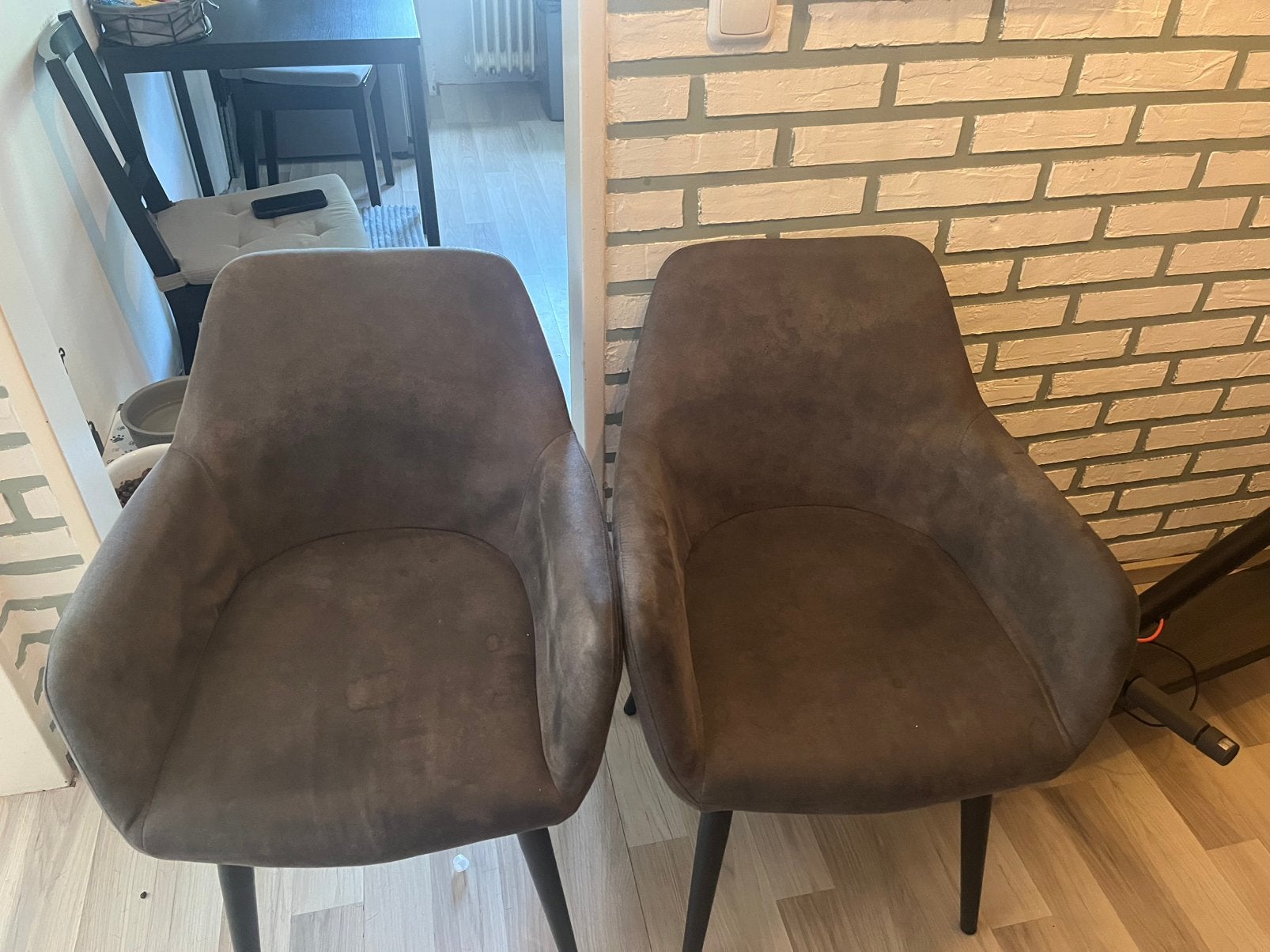 2x stoel, Huis en Inrichting, Ophalen, Zo goed als nieuw, Twee