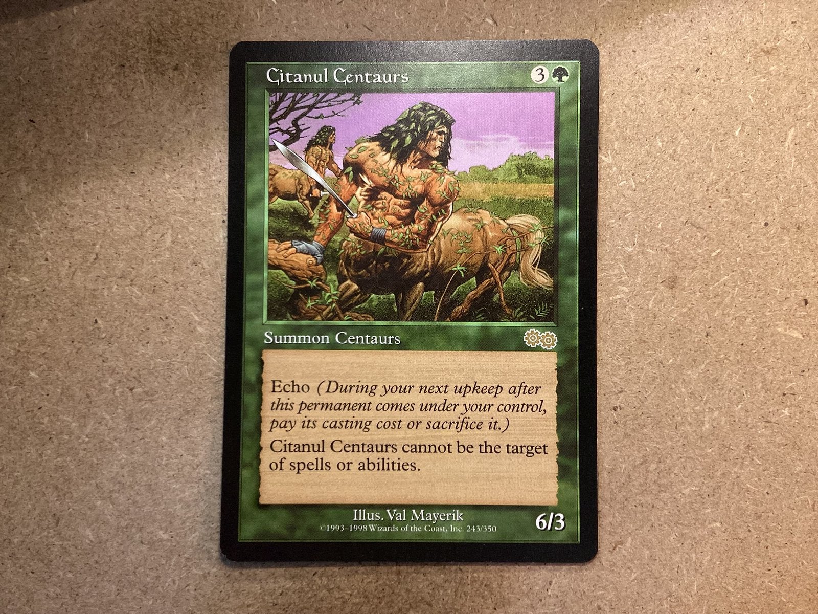 1x Citanul Centaurs [243/350] (Near Mint), Ophalen of Verzenden, Zo goed als nieuw, Losse kaart