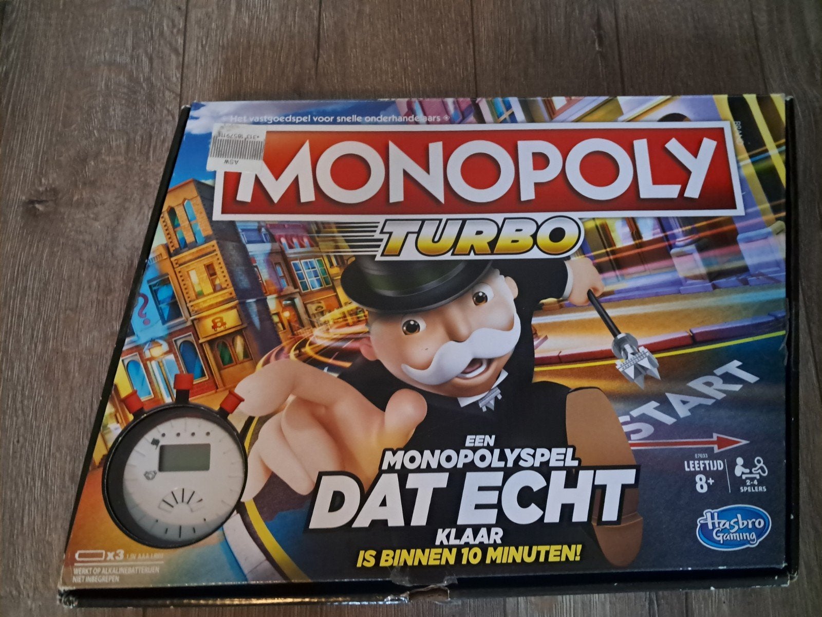 Monopoly turbo spel, Hobby en Vrije tijd, Gezelschapsspellen | Bordspellen, Drie of vier spelers, Ophalen, Zo goed als nieuw, Hasbro