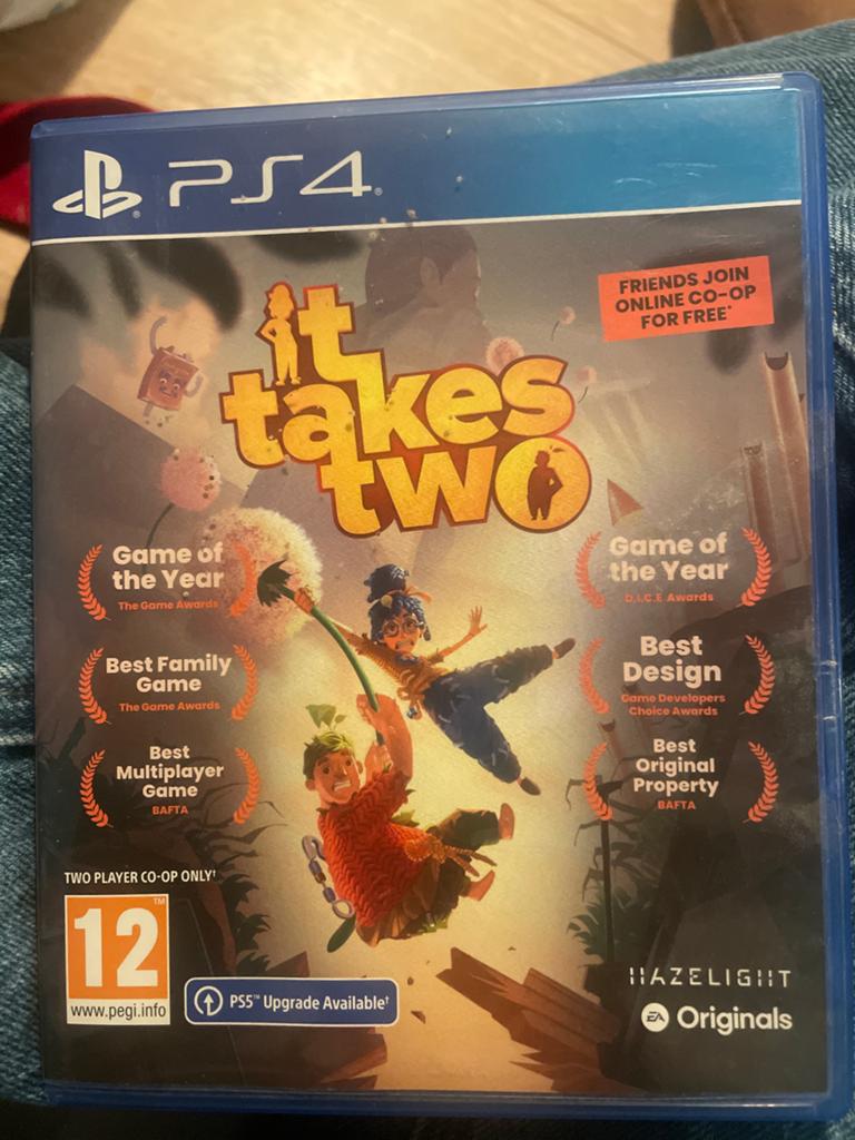 It Takes Two PS4 - Game of the Year Edition (PS5 Upgrade), Spelcomputers en Games, Avontuur en Actie, 2 spelers, Eén computer