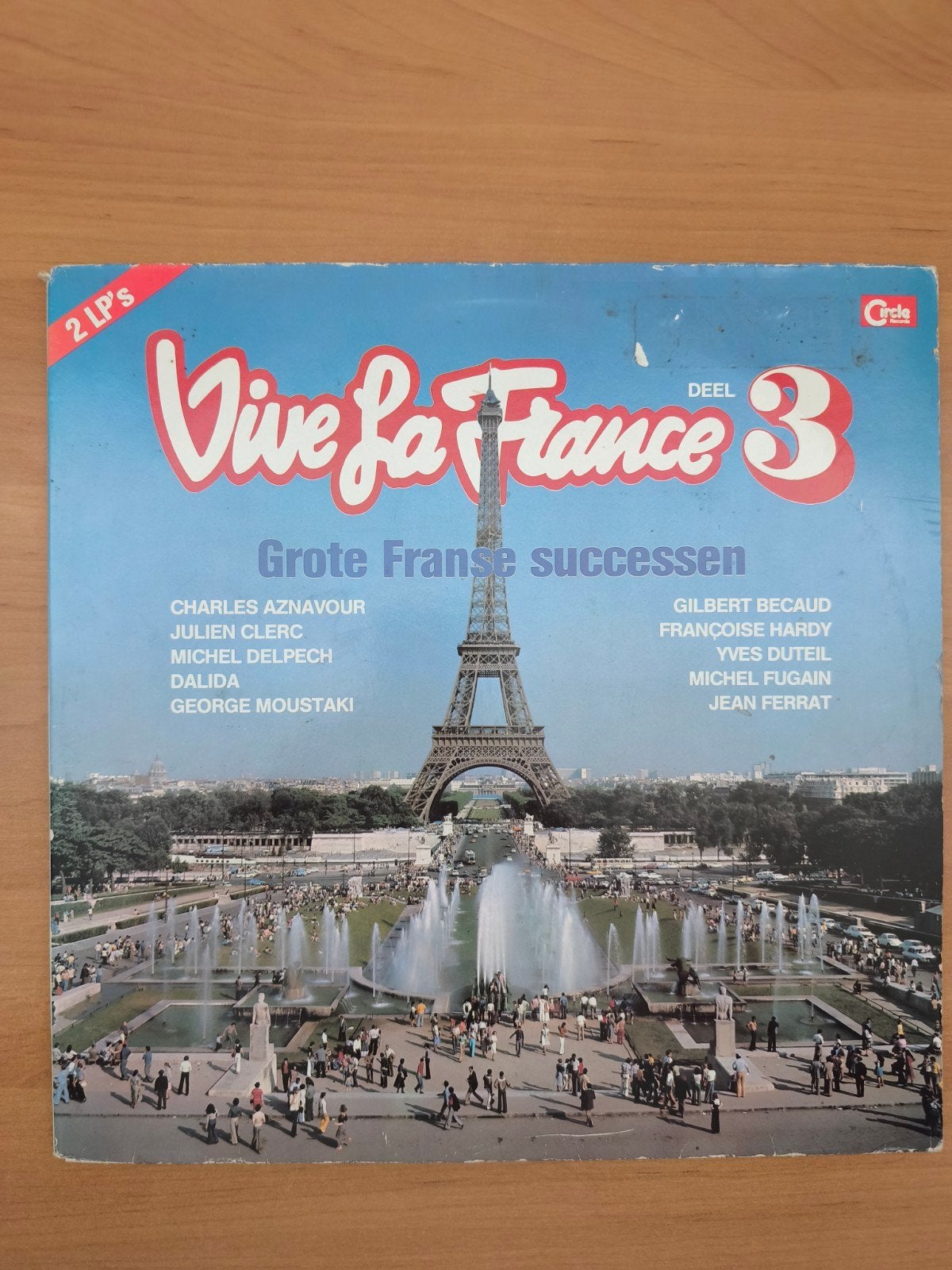 Vive la France 3 - Grote Franse successen (2 LP's), Gebruikt, Ophalen of Verzenden, Verzamelalbum, Chanson