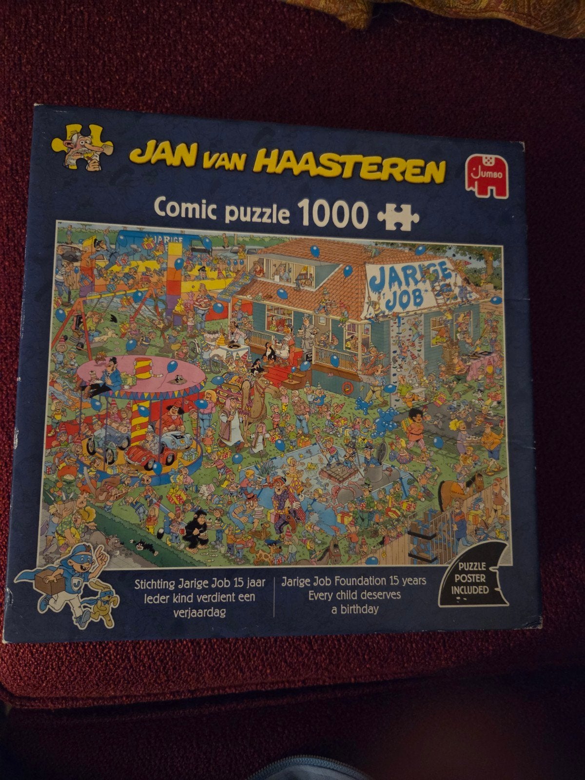 jvh puzzel Jarige Job, Ophalen, 500 t/m 1500 stukjes, Zo goed als nieuw