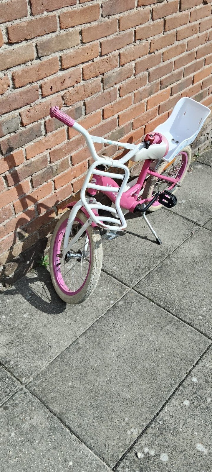 Meisjesfiets, Fietsen en Brommers, Ophalen, Gebruikt, 16 inch