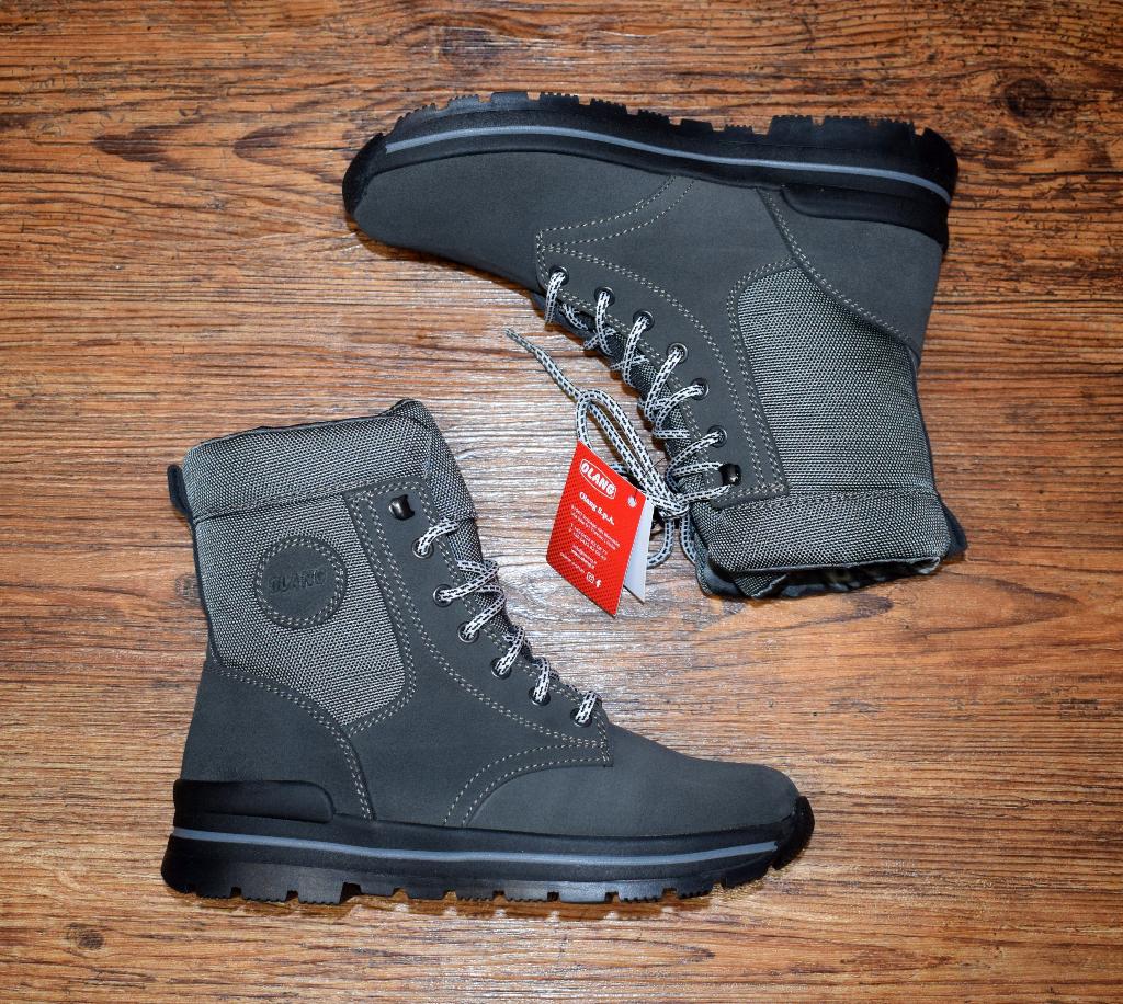 Olang - gevoerde veterboots Gaudi Grey - maat 38, Olang, Nieuw, Grijs, Wandelschoenen