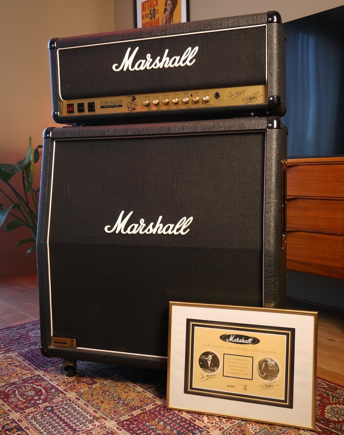 Marshall 2555SL JCM Slash Half Stack 100W (all original), Muziek en Instrumenten, Ophalen, Zo goed als nieuw, 100 watt of meer