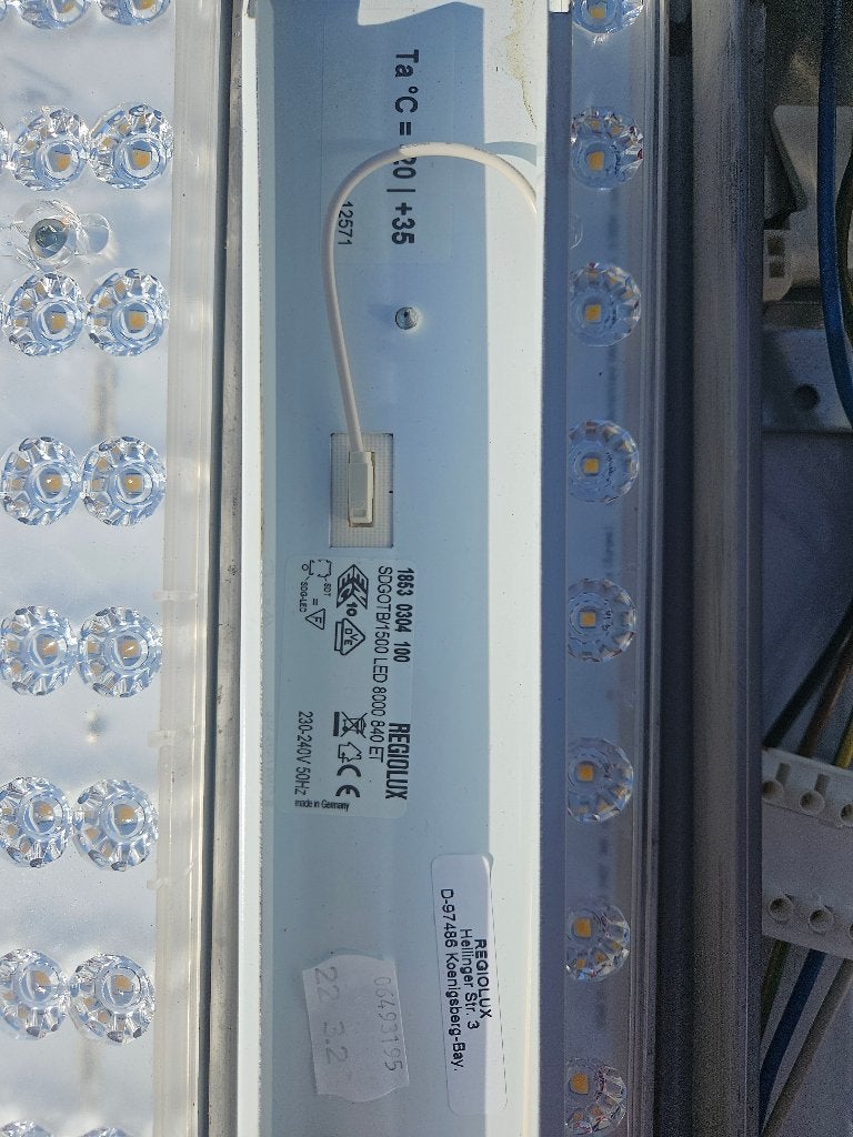 Regiolux LED lichtlijn lichtstraat armaturen ( 229 ), Ophalen, Nieuw, Glas, Nb
