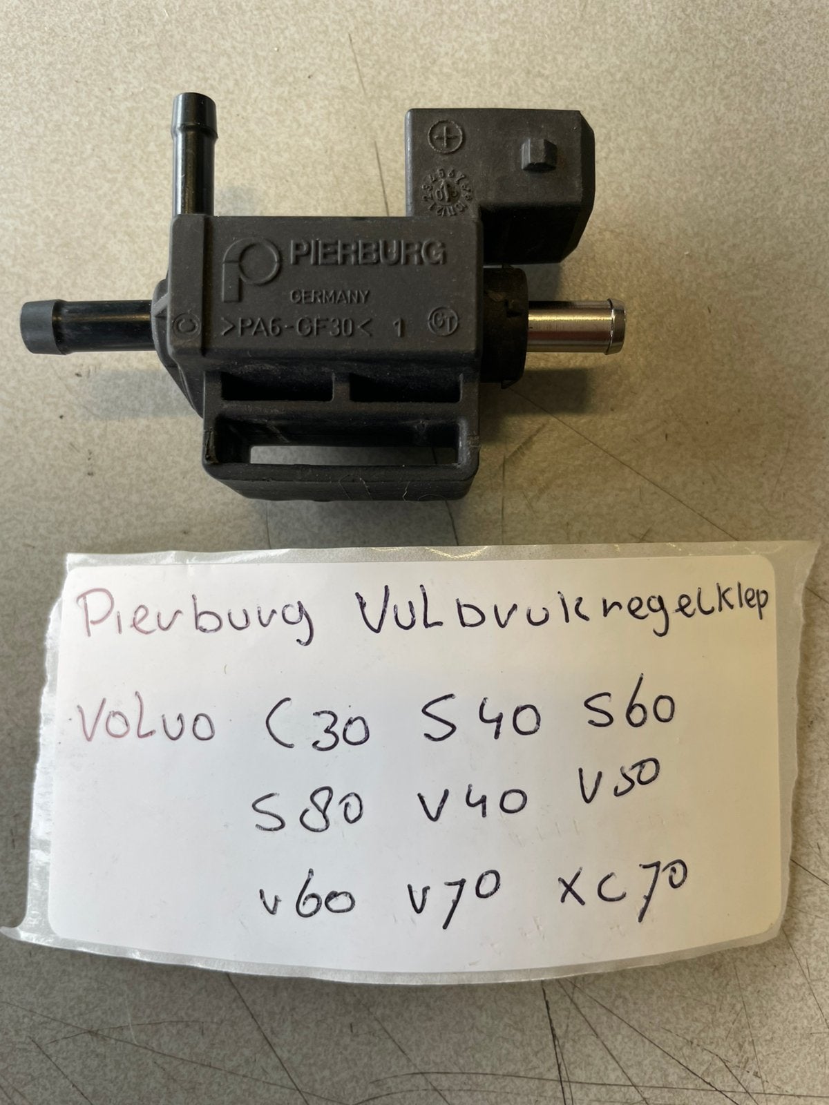 PIERBURG Vuldrukregelklep voor o.a. Volvo, Ophalen of Verzenden, Nieuw