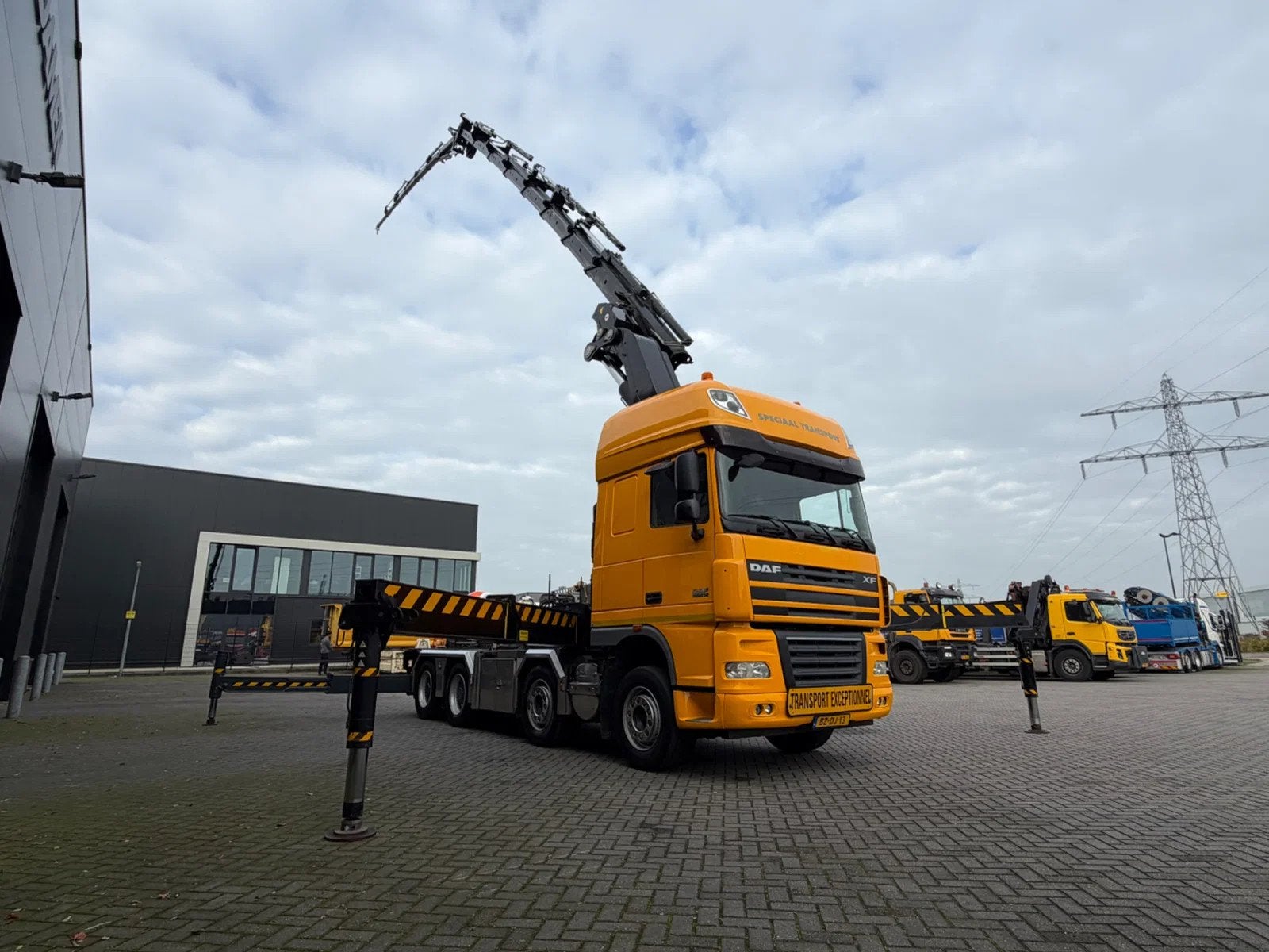 DAF XF 105 510 8x4 Effer 1355/8S Jib 6S Retarder (bj 2011), Auto's, Euro 5, 510 pk, Adaptive Cruise Control, DAF