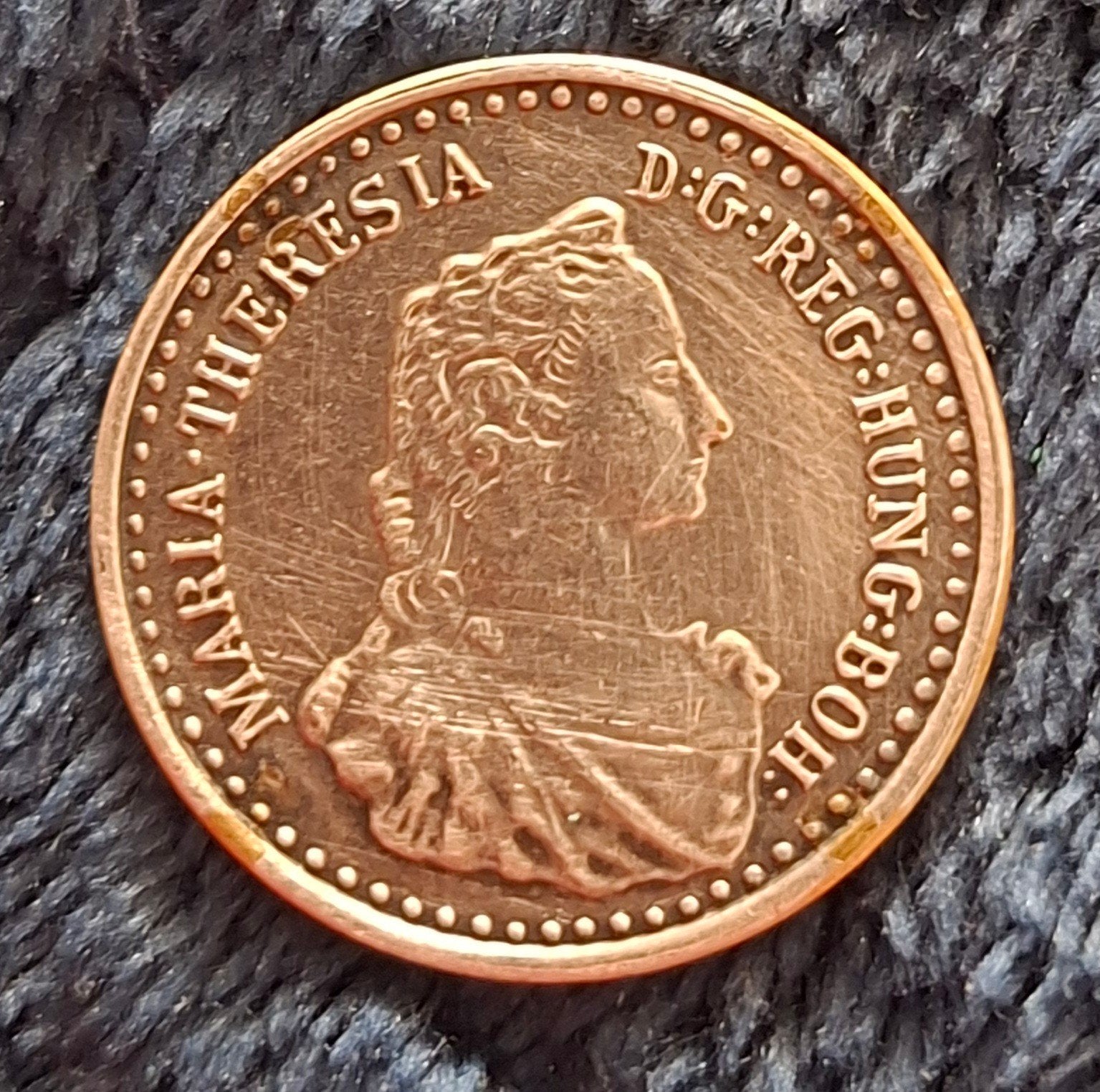 Maria Theresia 1760 - Replica / fantasie-uitgave, Ophalen of Verzenden, Overige materialen, Buitenland