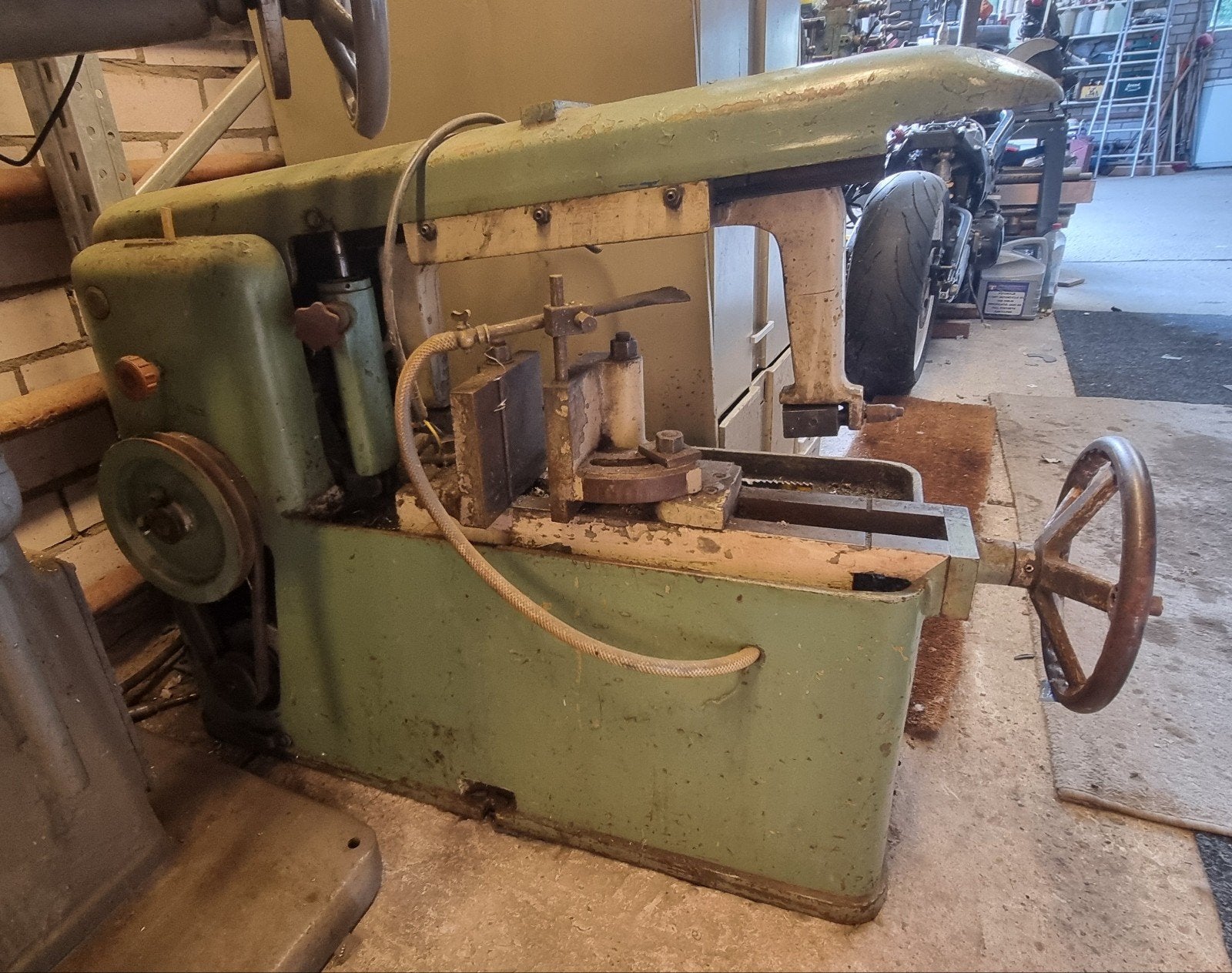 Beugelzaag Falcone 200 industrieeel medium afmeting, Doe-het-zelf en Verbouw, Gereedschap | Zaagmachines, Ophalen of Verzenden