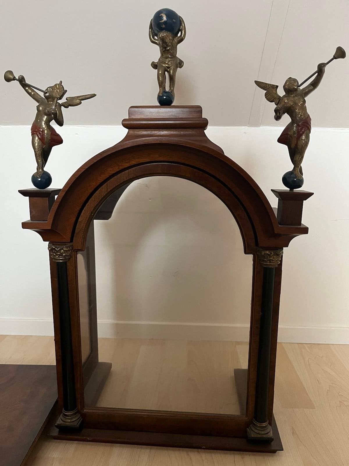 Friese Staartklok met Bronzen Beelden, Antiek en Kunst, Ophalen
