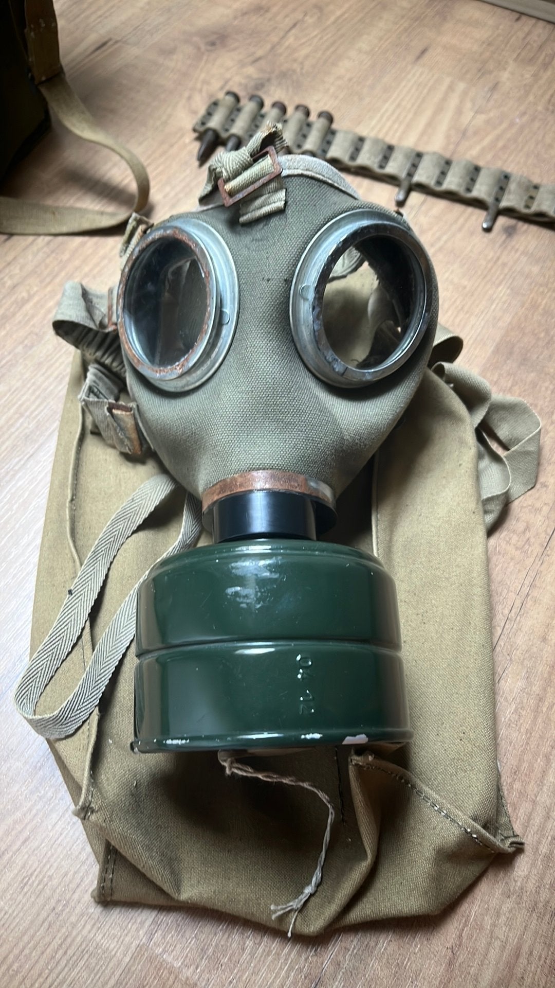 Zeldzaam Hongaars gasmasker, Verzamelen, Militaria | Tweede Wereldoorlog, Ophalen of Verzenden, Landmacht
