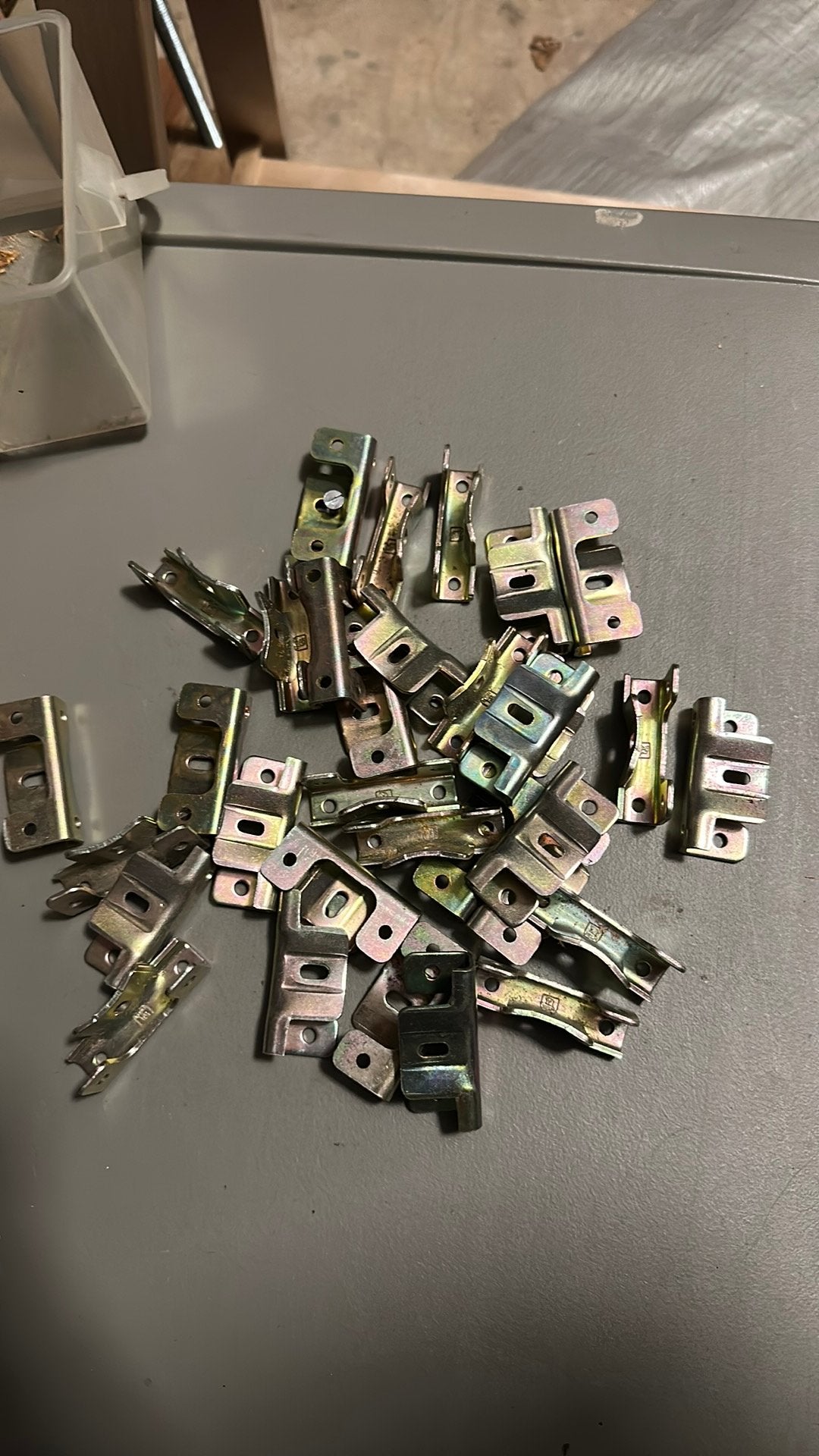 Partij Rail-stoppers / Positie-clips Schuifdeurkast 30x, Ophalen of Verzenden, Zo goed als nieuw, Minder dan 50 mm