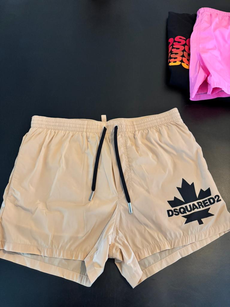 Dsquared2 korte broek/zwembroek, Ophalen of Verzenden, Maat 48/50 (M), Beige, Zwemshort