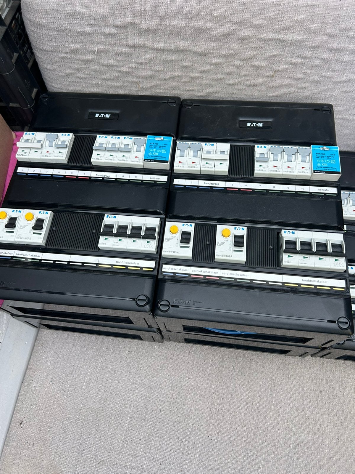 Eaton groepenkasten 1 fase. 3 fase, Doe-het-zelf en Verbouw, Elektra en Kabels, Ophalen of Verzenden, Zo goed als nieuw, Overige typen