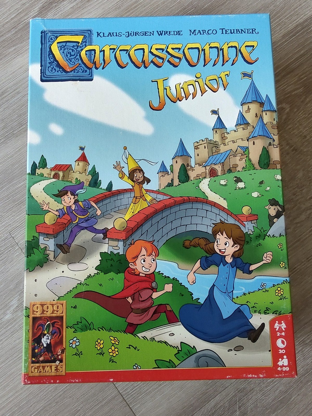Carcassonne Junior - Leuk bordspel voor kinderen, Drie of vier spelers, Ophalen of Verzenden, Gebruikt, 999 Games