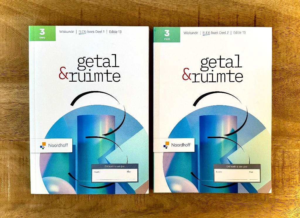 Getal & Ruimte 3 VWO Deel 1 & Deel 2. Wiskunde 13e editie., VWO, Nieuw, Ophalen of Verzenden, Wiskunde B