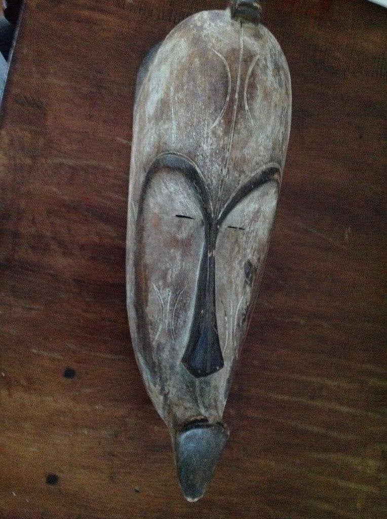 masker Afrika, Hout, Afrika, Masker, 50 cm