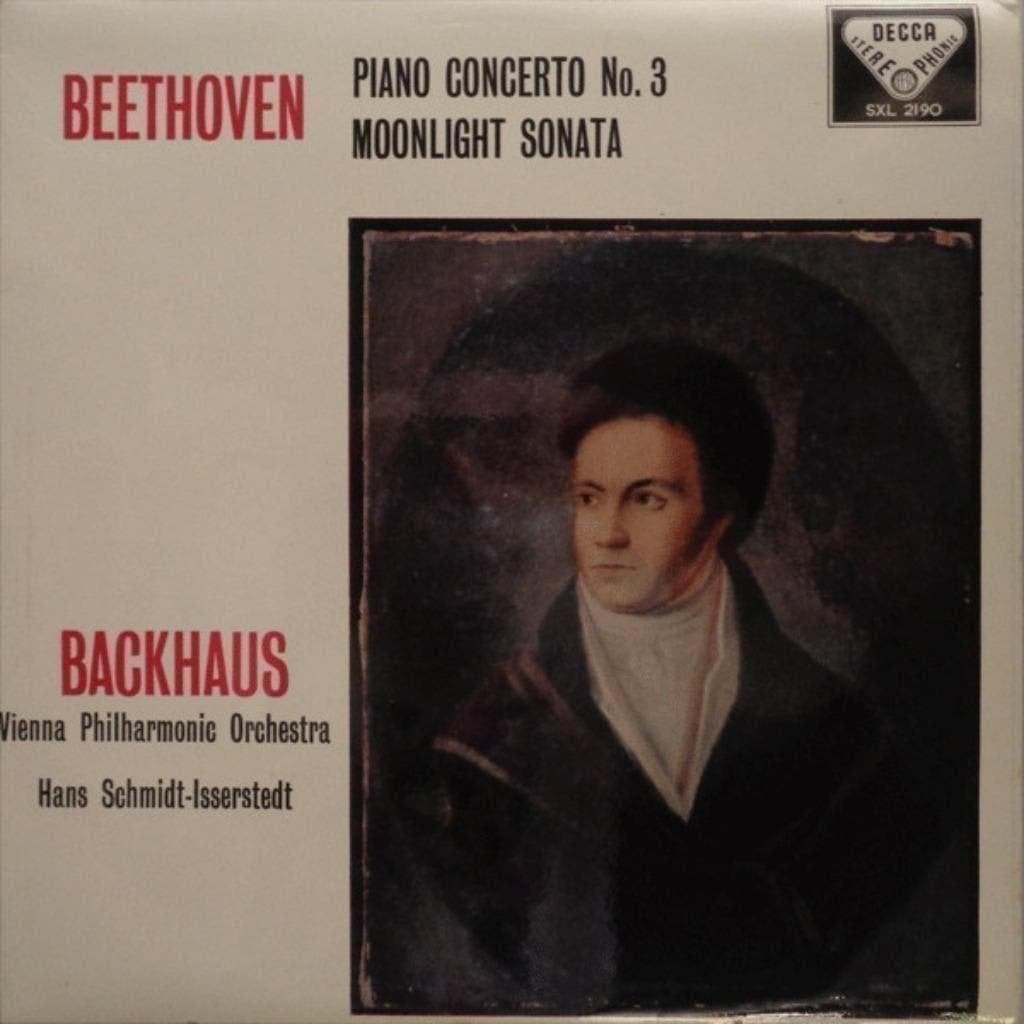 Beethoven Backhaus Piano Concerto 3 Moonlight Sonata SXL2190, Cd's en Dvd's, Kamermuziek, Ophalen of Verzenden, Zo goed als nieuw