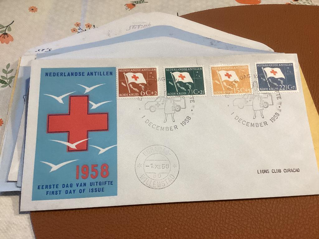 No453 Nederlandse Antillen E8 Heb ook van Nederland jaargang, Postzegels en Munten, Postzegels | Eerstedagenveloppen, Ophalen