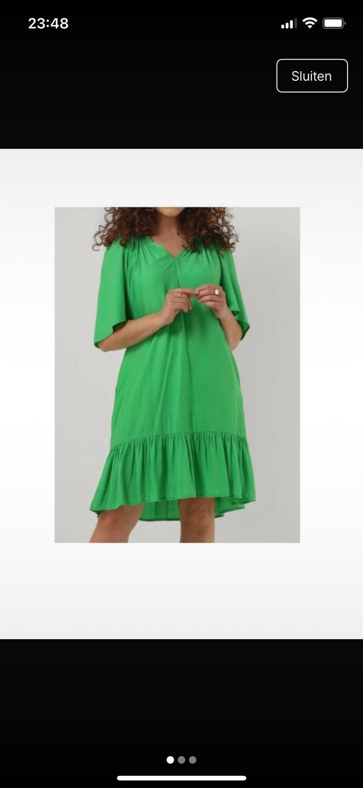 NEW ; co’ couture jurk, Ophalen of Verzenden, Nieuw, Maat 34 (XS) of kleiner, Groen