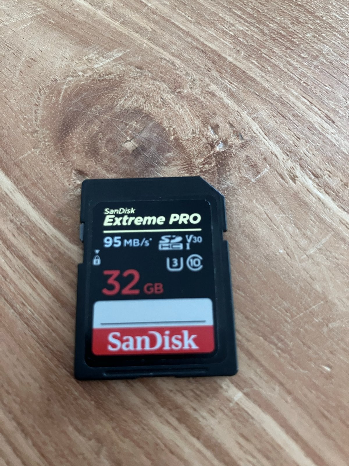 SanDisk Extreme PRO SDHC Geheugenkaart voor Nikon, Audio, Tv en Foto, Gebruikt, 32 GB, Geschikt voor Full HD video, Ophalen of Verzenden