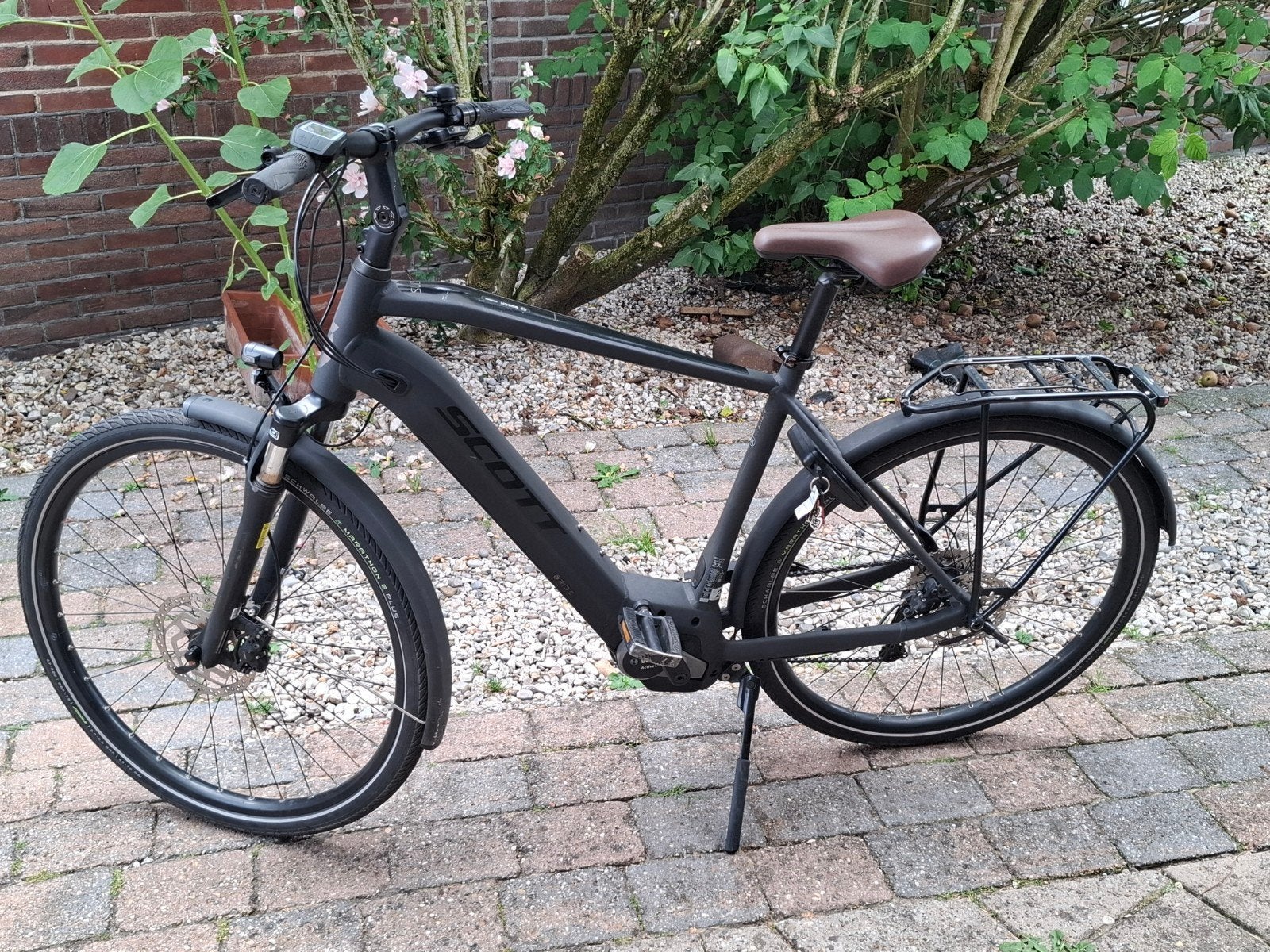 Herenfiets XL Scott ebike, Fietsen en Brommers, Fietsaccessoires | Fietsaccu's, Ophalen