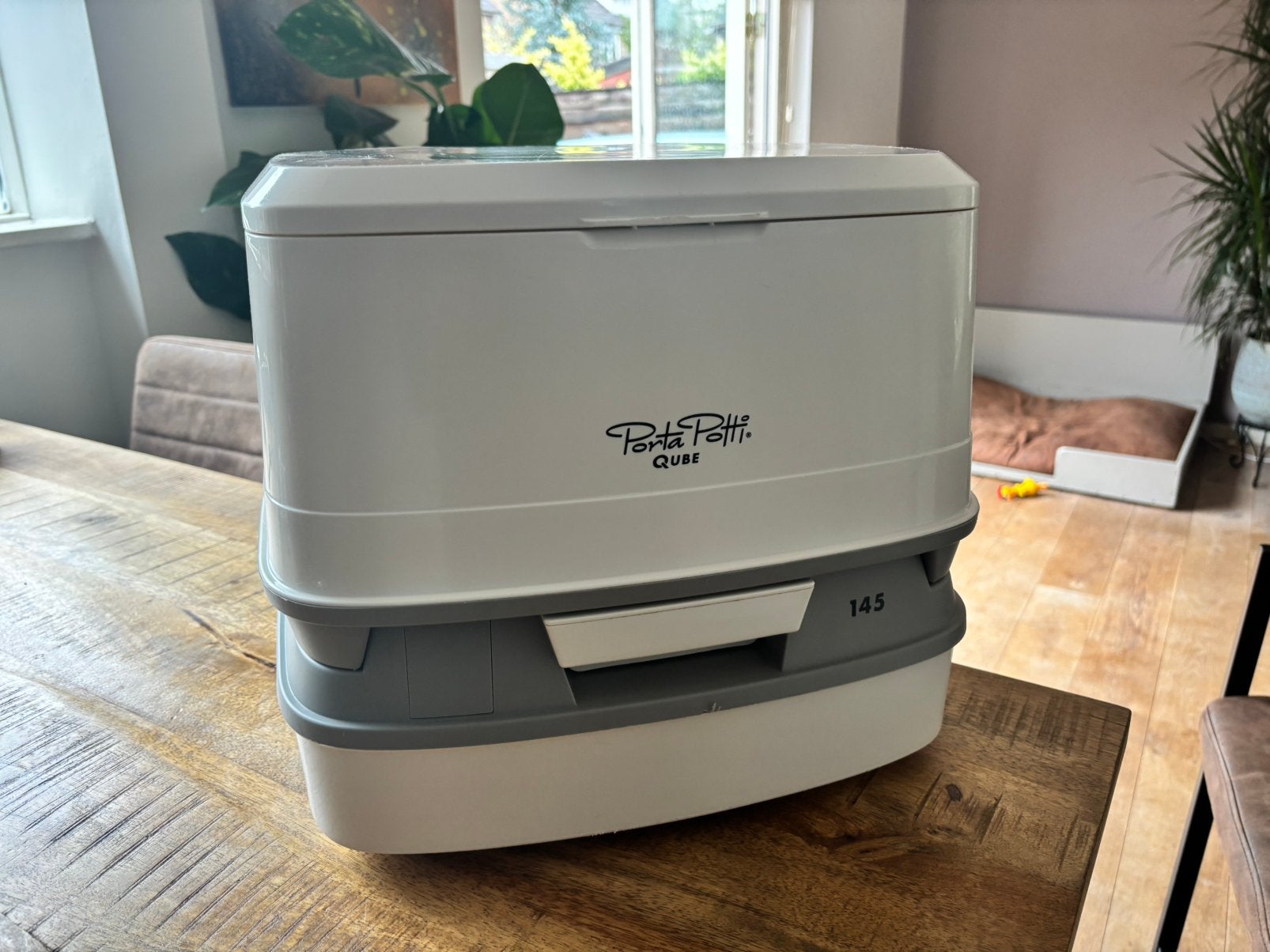 Porta potti 145 zgan, Ophalen, Zo goed als nieuw