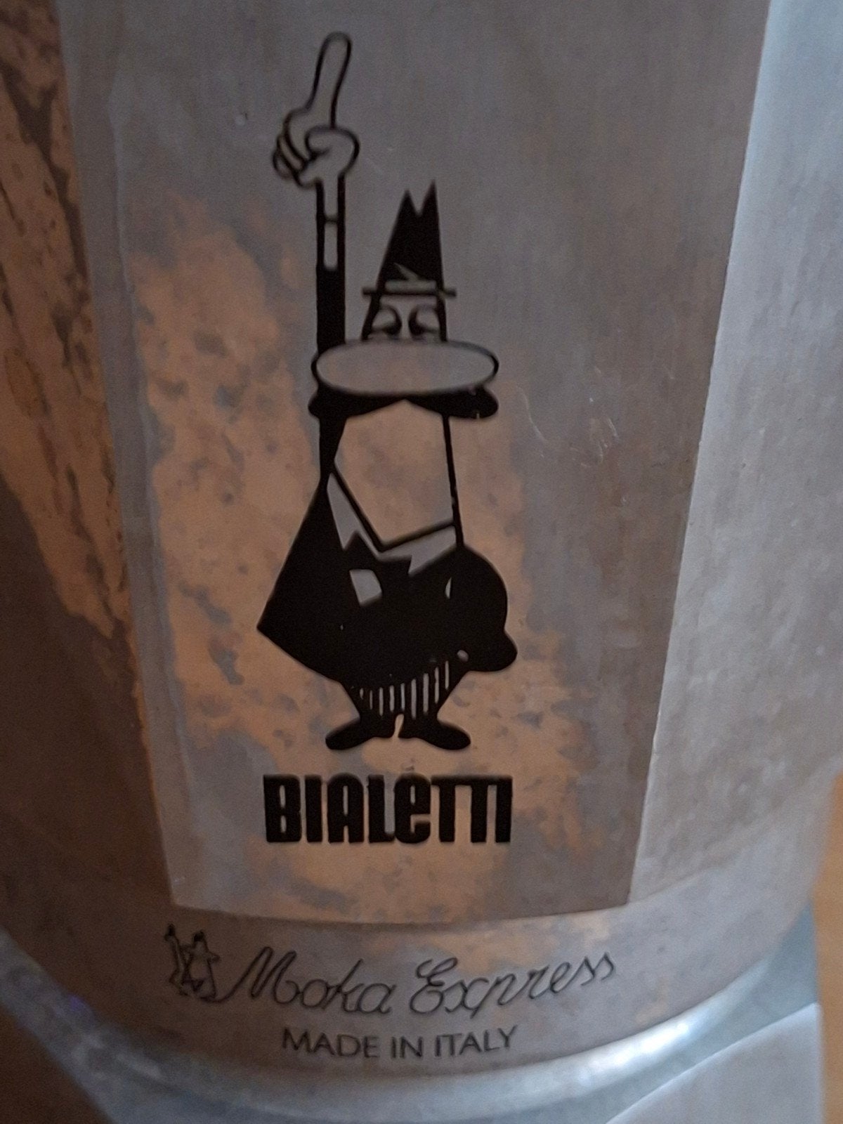 Bialetti Moka Express - Klassieke Italiaanse Koffiepot € 15,, Gebruikt, Overige modellen, Gemalen koffie, Ophalen of Verzenden