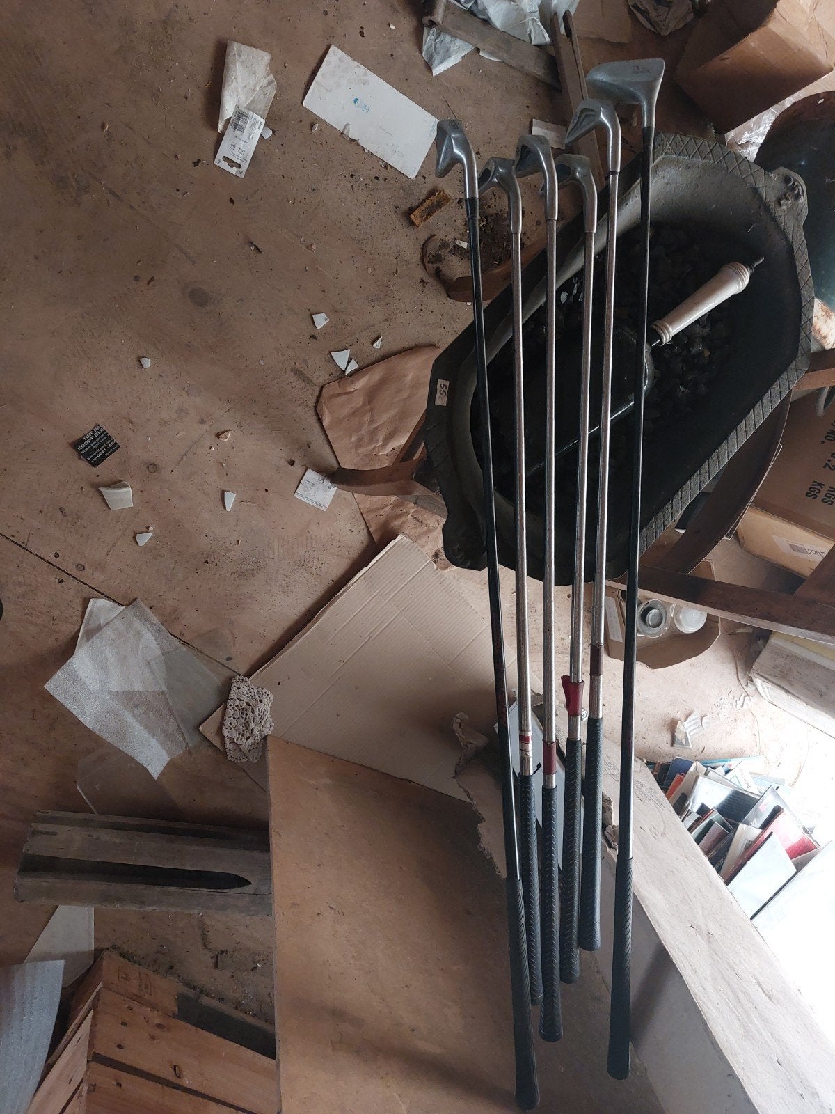 Set van 6 gebruikte golfclubs, Ophalen of Verzenden, Gebruikt, Set, Overige merken
