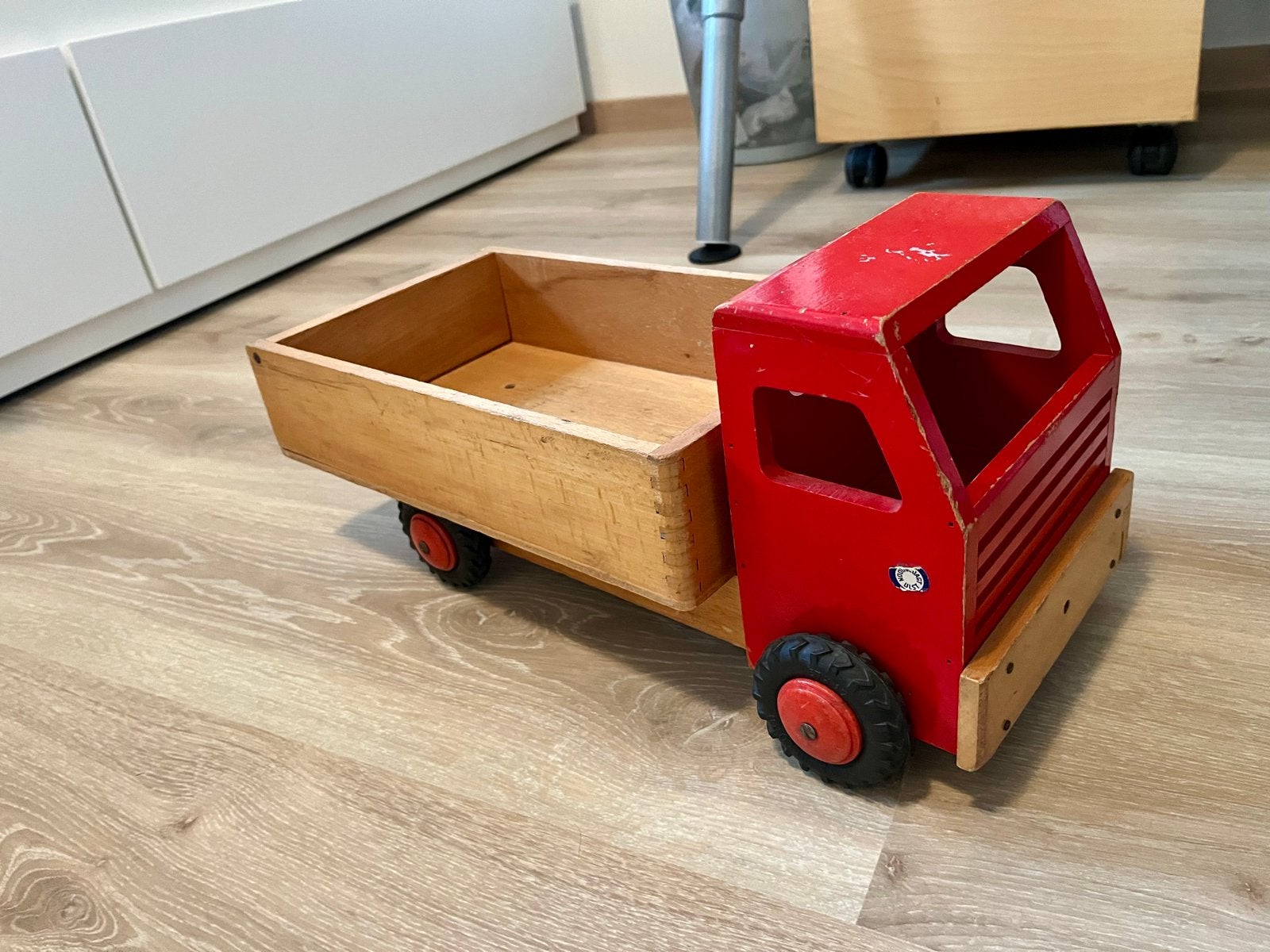 Nooitgedagt Vintage Houten Kiepwagen Speelgoed Auto, Ophalen of Verzenden, Gebruikt