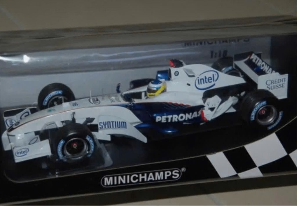 1:18 F1 SAUBER C24B HEIDFELD TEST Minichamps in box WRH, Verzenden, Zo goed als nieuw, Auto, MiniChamps
