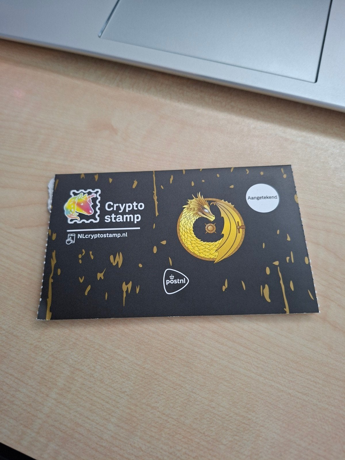 PostNL Crypto Stamp Draak - Nieuw en Ongebruikt, Ophalen of Verzenden, Na 1940, Postfris