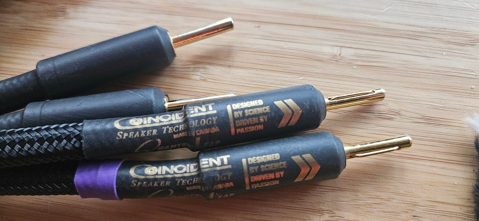 Coincident Speaker Technology Quantum Leap luidsprekerkabel, Ophalen of Verzenden, Gebruikt, 2 tot 5 meter, Luidsprekerkabel