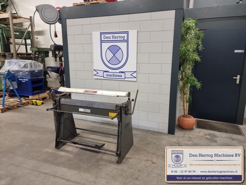 Zetbank JORG 3121 met voetklemming zink koper aluminium, Ophalen, Zo goed als nieuw