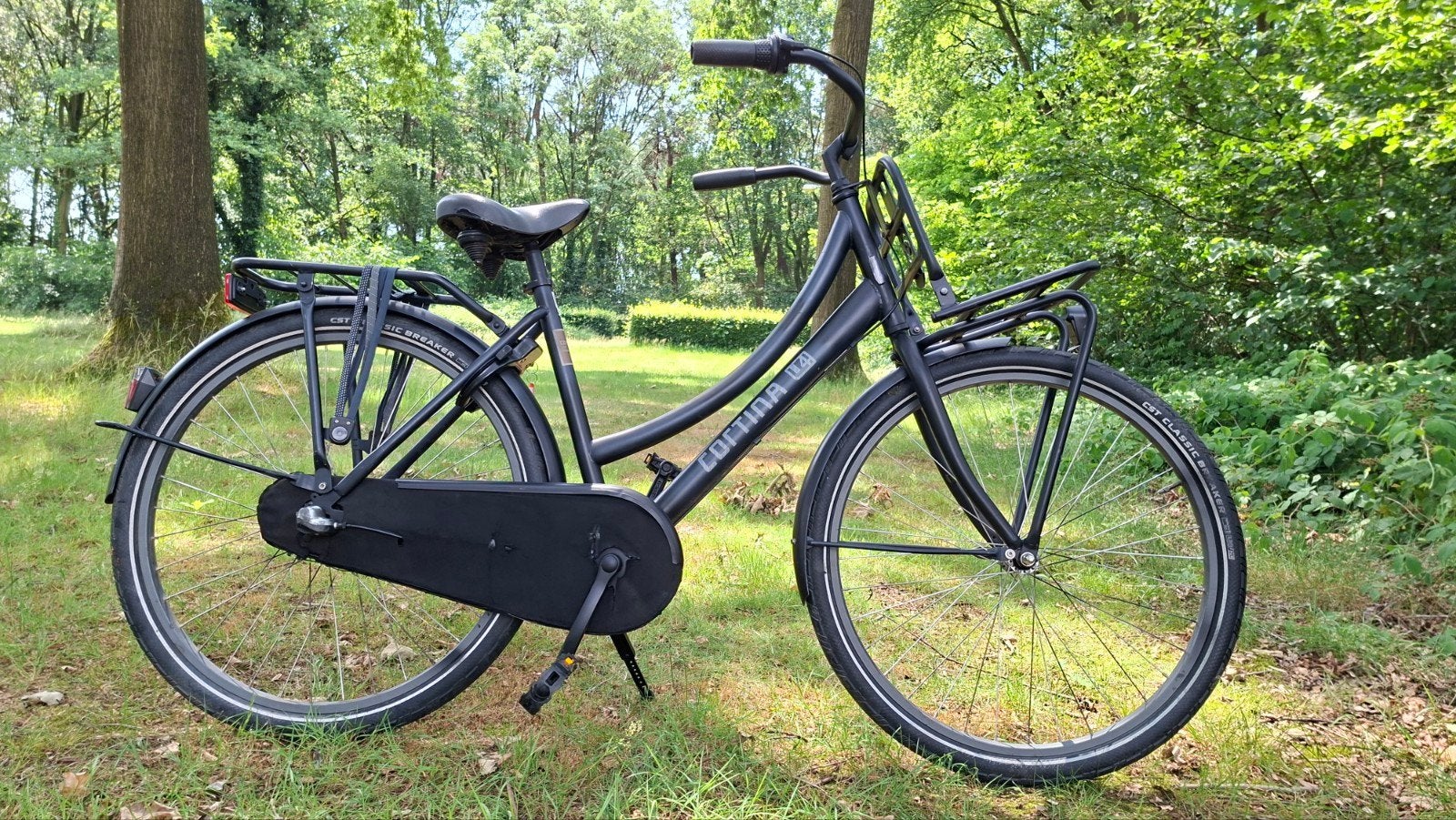 Cortina Utility Denim Transport L14! Mat zwart 3 versnelling, Terugtraprem, Versnellingen, Zo goed als nieuw, Cortina