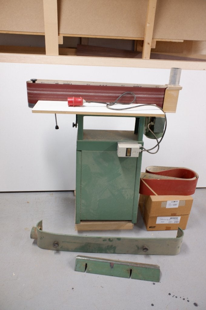 kantschuurmachine, Doe-het-zelf en Verbouw, Ophalen, Gebruikt, 1200 watt of meer, Bandschuurmachine