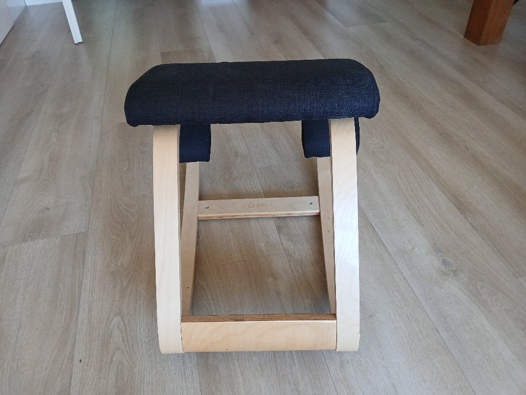 Vinsetto Kniestoel-Berkenhout, polyester-69L x 51B x 58H cm, Huis en Inrichting, Ophalen, Zo goed als nieuw, Grijs, Eén