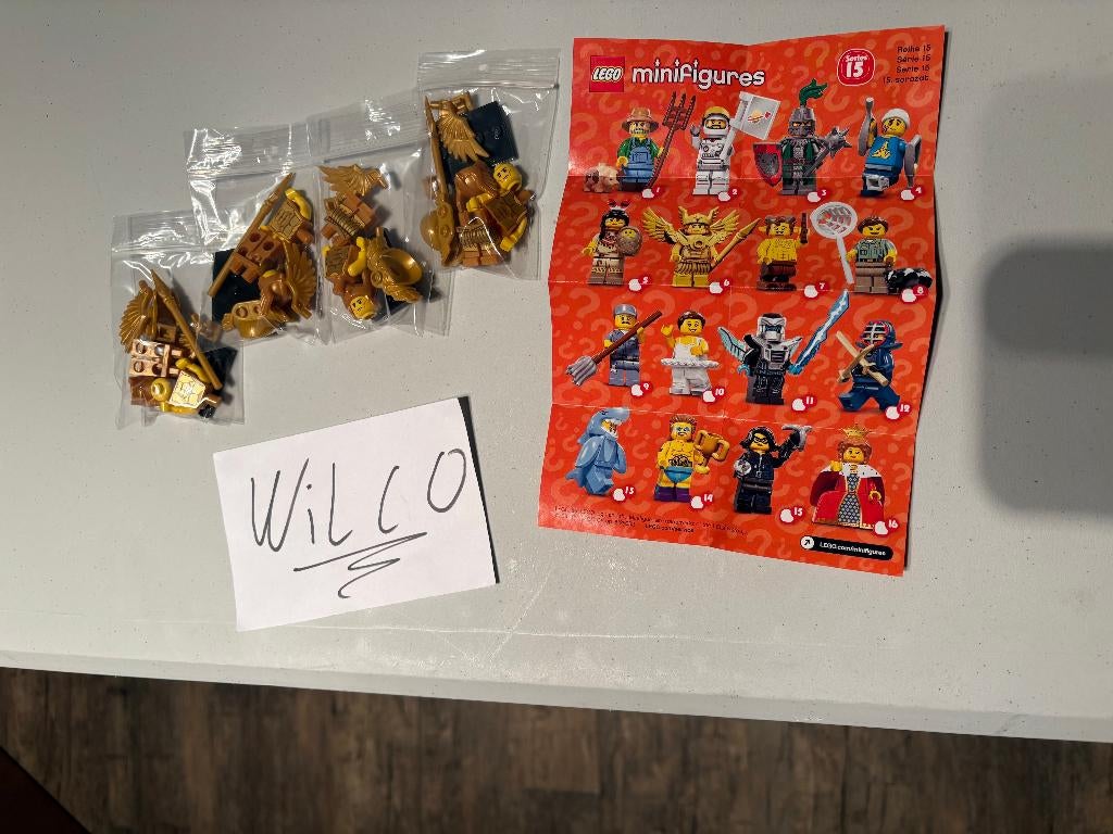 LEGO col15-6 - Flying Warrior, Series 15, Ophalen of Verzenden, Zo goed als nieuw, Complete set, Lego