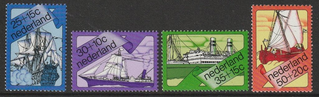 Nederland 1973 1026/1029Zomer, Schepen, Postfris, Ophalen of Verzenden, Na 1940, Postfris
