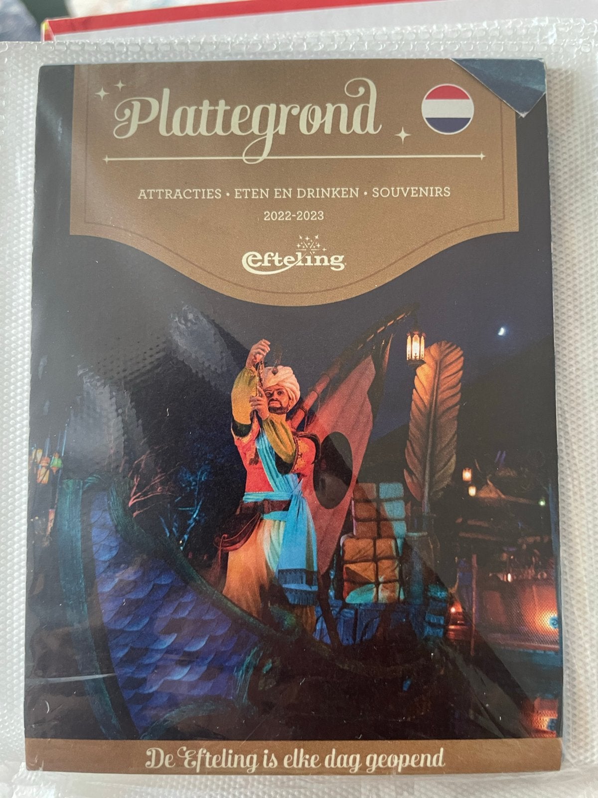 Efteling Plattegrond 2022-2023, Verzamelen, Ophalen of Verzenden, Nieuw, Overige typen