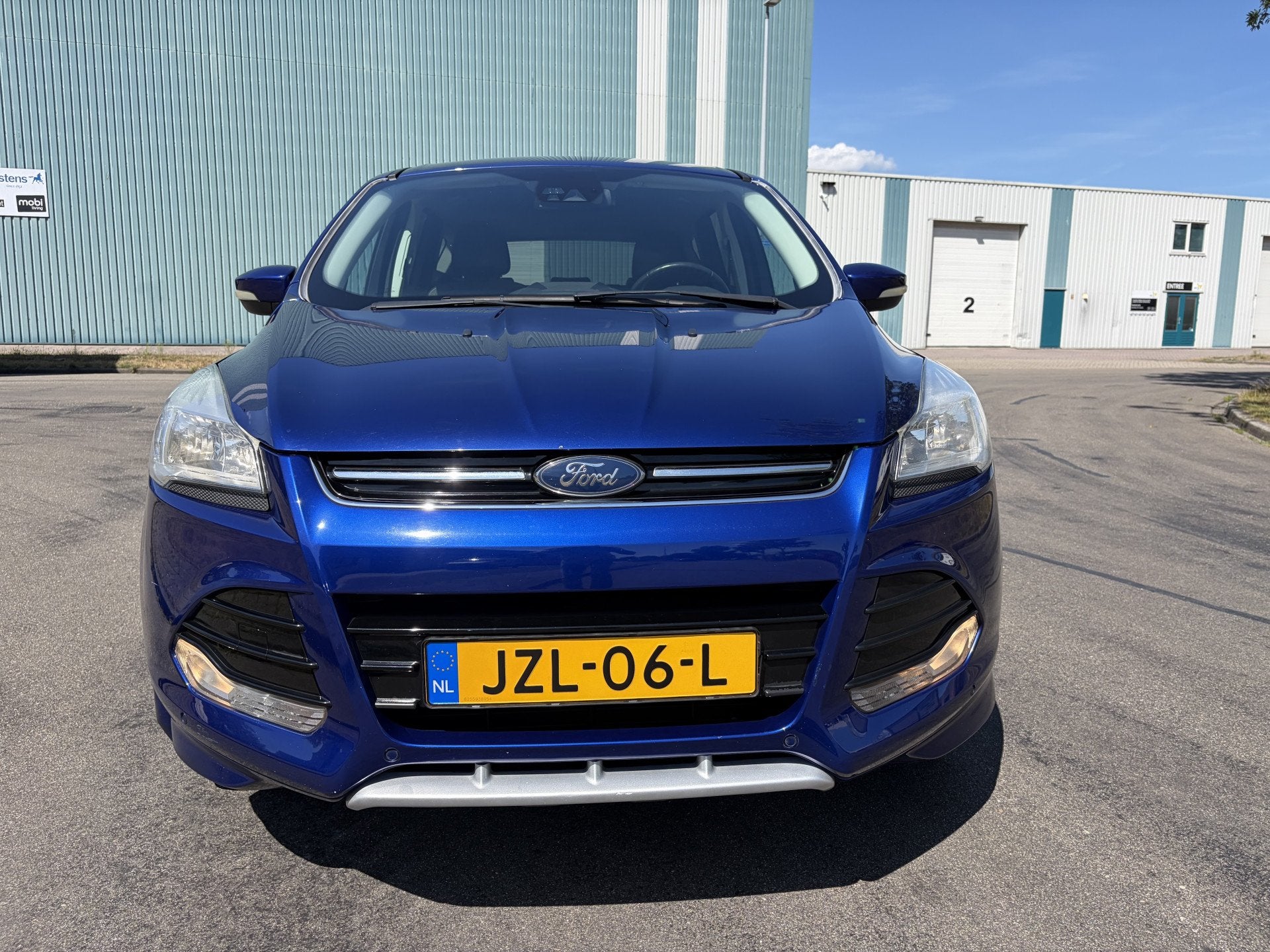 Ford Kuga 1.5i Titanium Styling Pack 6-Bak 120 PK. Zeer goed, Auto's, Euro 6, 4 cilinders, Blauw, Leder en Stof