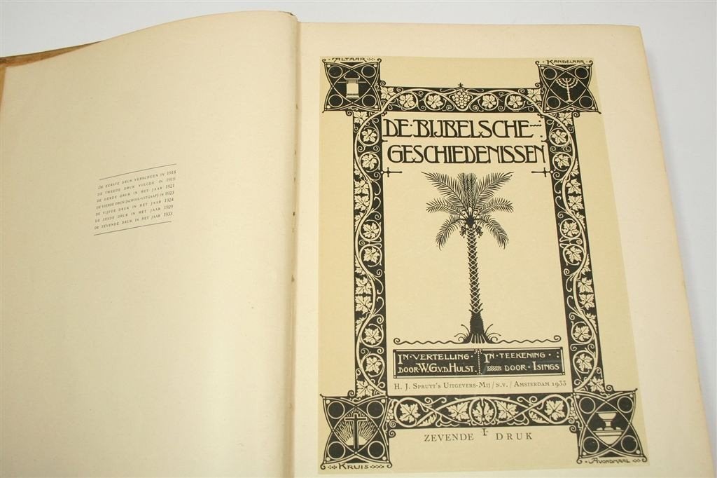 De Bijbelsche Geschiedenissen 1933 — OT & NT Isings, Antiek en Kunst, Ophalen of Verzenden