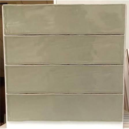 Vintage Olive Brillo Tegels 7.5x30 cm, Doe-het-zelf en Verbouw, Tegels, Ophalen, Nieuw, Minder dan 20 cm, 20 tot 40 cm