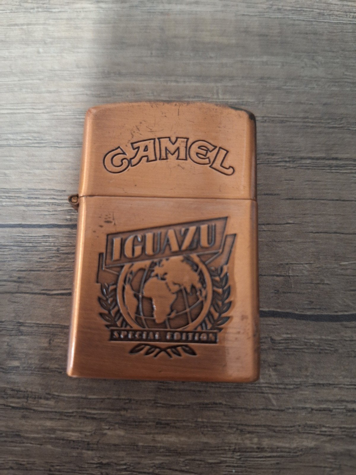 Camel Iguazu Special Edition Aansteker Namaak Zippo, Verzamelen, Ophalen of Verzenden, Gebruikt, Aansteker