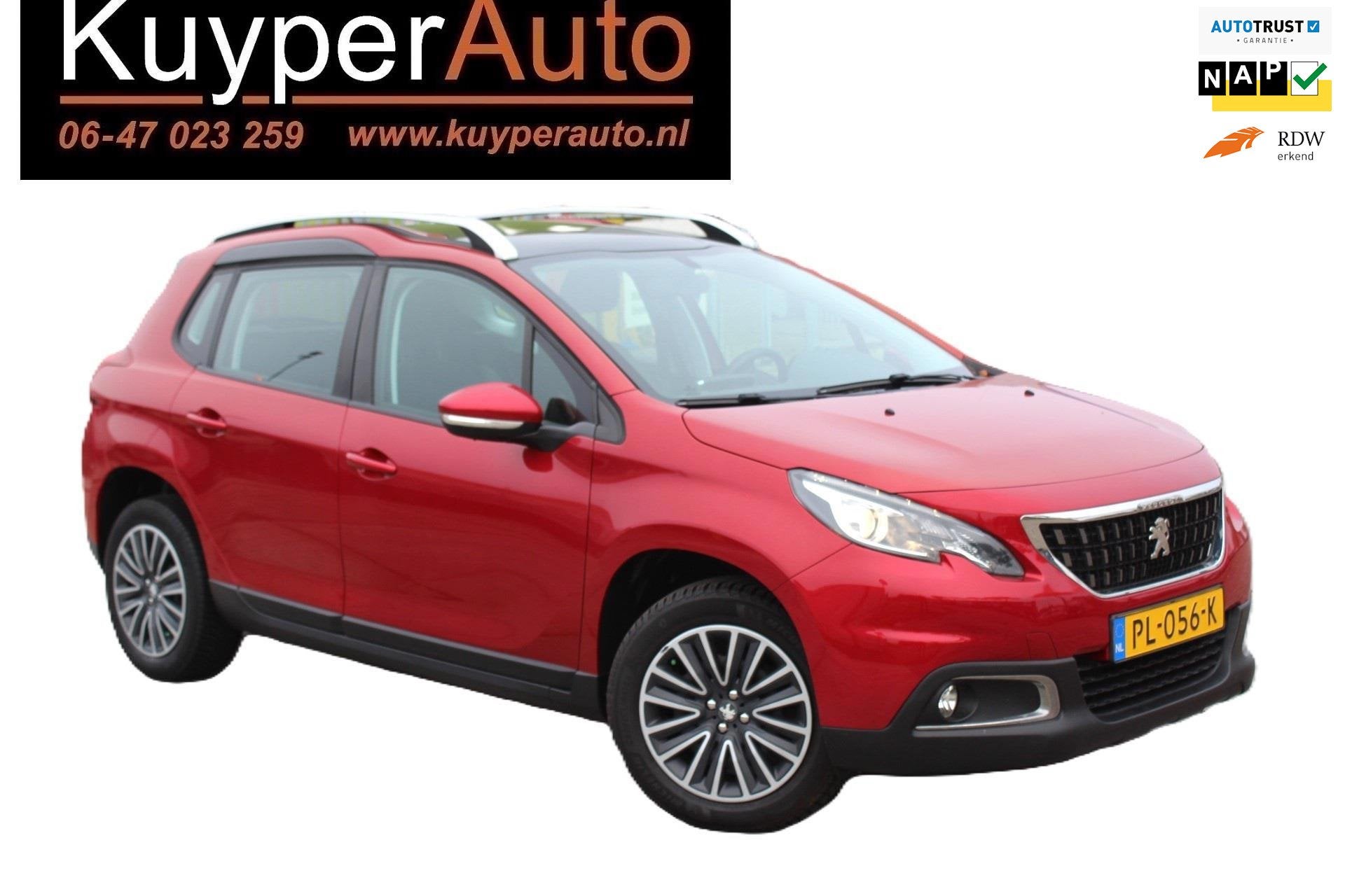 Peugeot 2008 1.2 PureTech Blue Lion nap AUTOMAAT PANORAMA MU, Euro 6, 1199 cc, 610 kg, Origineel Nederlands