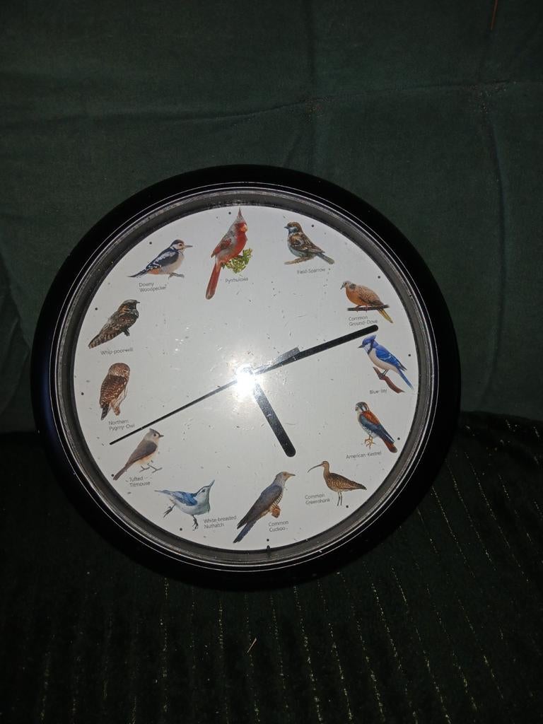 Klok vogels, Ophalen, Wandklok
